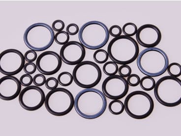 O-rings made with high-performance Kalrez®.